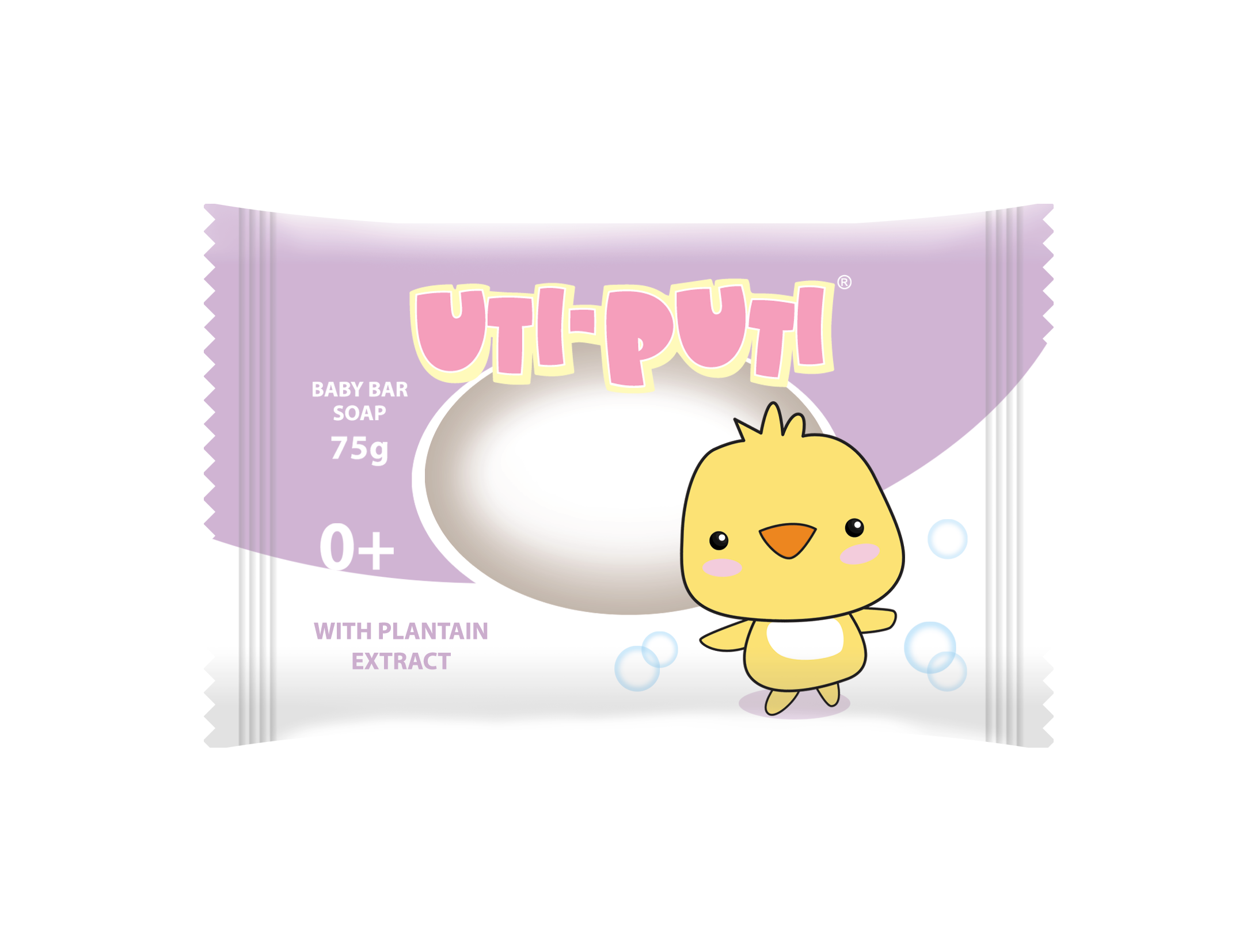 Мило туалетне ТМ "ШИК" "Уті-Путі" дитяче з екстрактом подорожника н.м. 75г